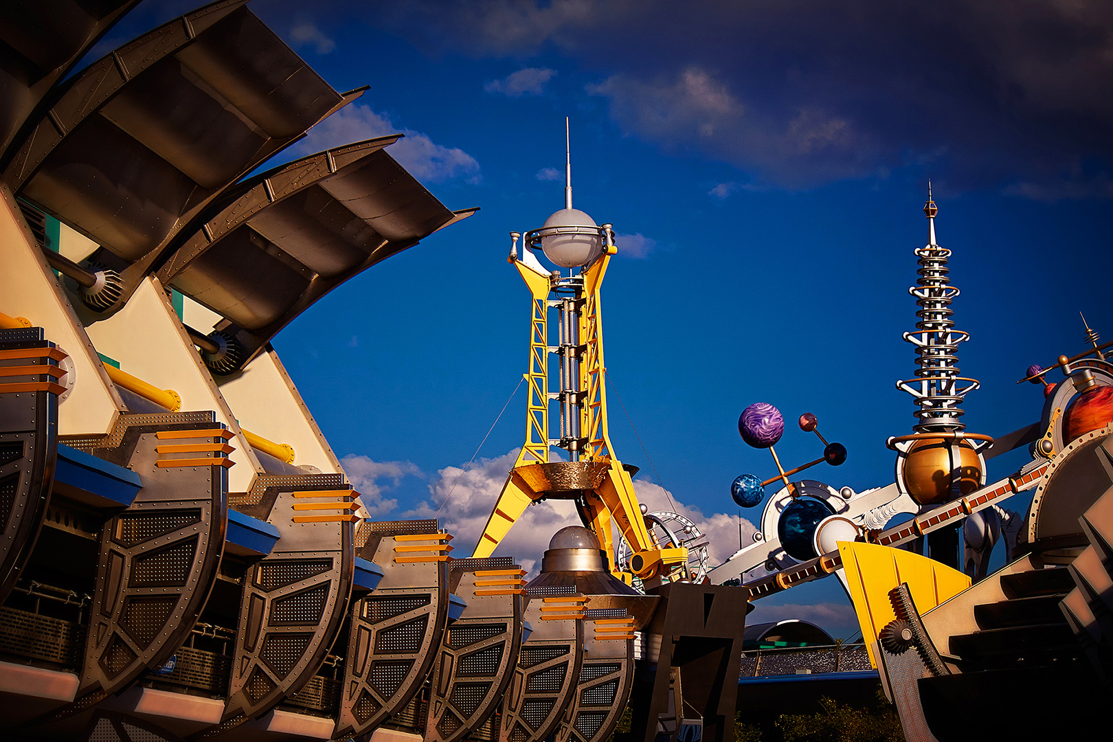 Disney Photography, Disney World Photography, Disneyland Photography, Disney Photos, Disney Pictures, Walt Disney World, The Magic Kingdom, Walt Disney, Mickey Mouse, Orlando, Florida, Theme Park,  Tomorroland, Detail, Astro Orbiter