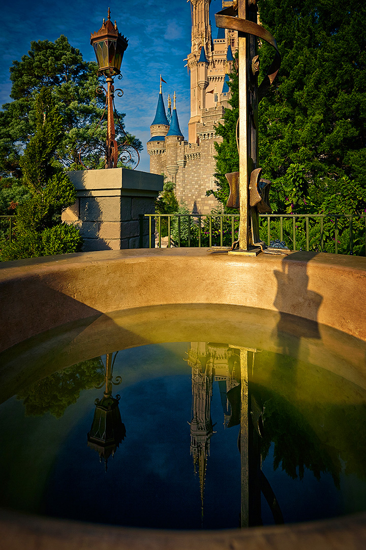 Disney Photography, Disney World Photography, Disneyland Photography, Disney Photos, Disney Pictures, Walt Disney World, The Magic Kingdom, Walt Disney, Mickey Mouse, Orlando, Florida, Theme Park,  Cindarella Castle, Wishing Well